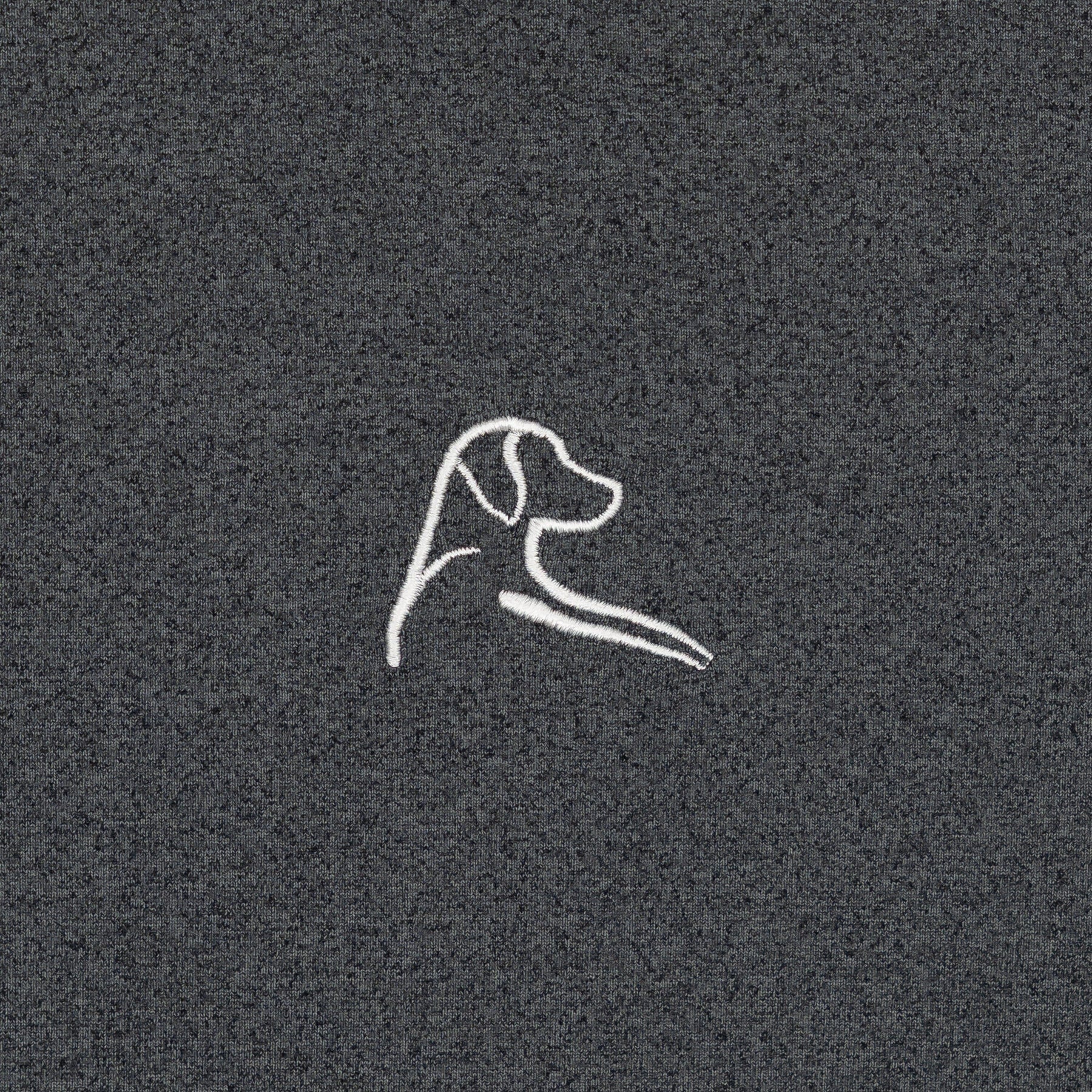 RHOBACK | Heather Performance Quarter Zip | Gray