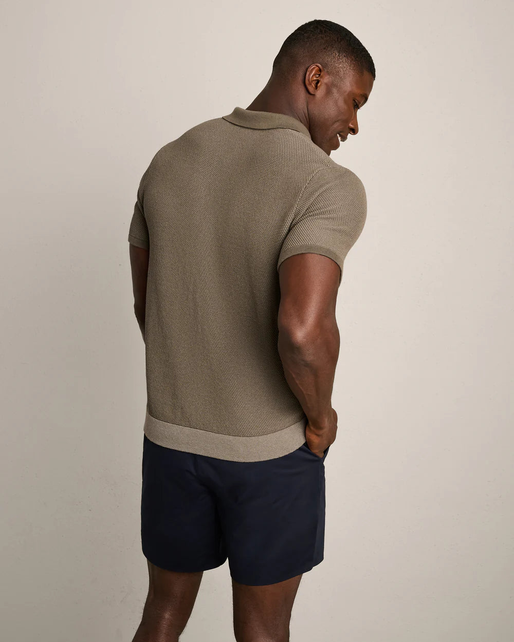 Rhone | Mercer Knit Polo | Green