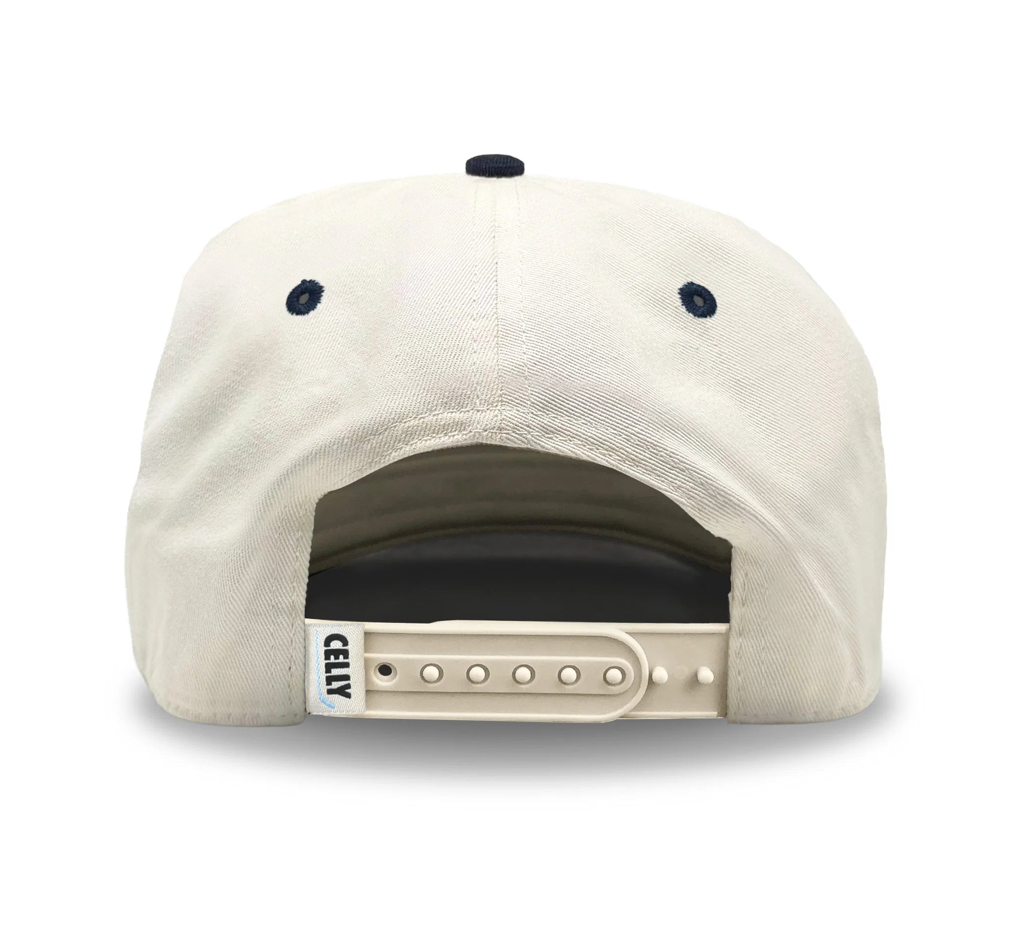 Celly Hockey Co. | New England Pond Hockey Snapback | Beige/Navy
