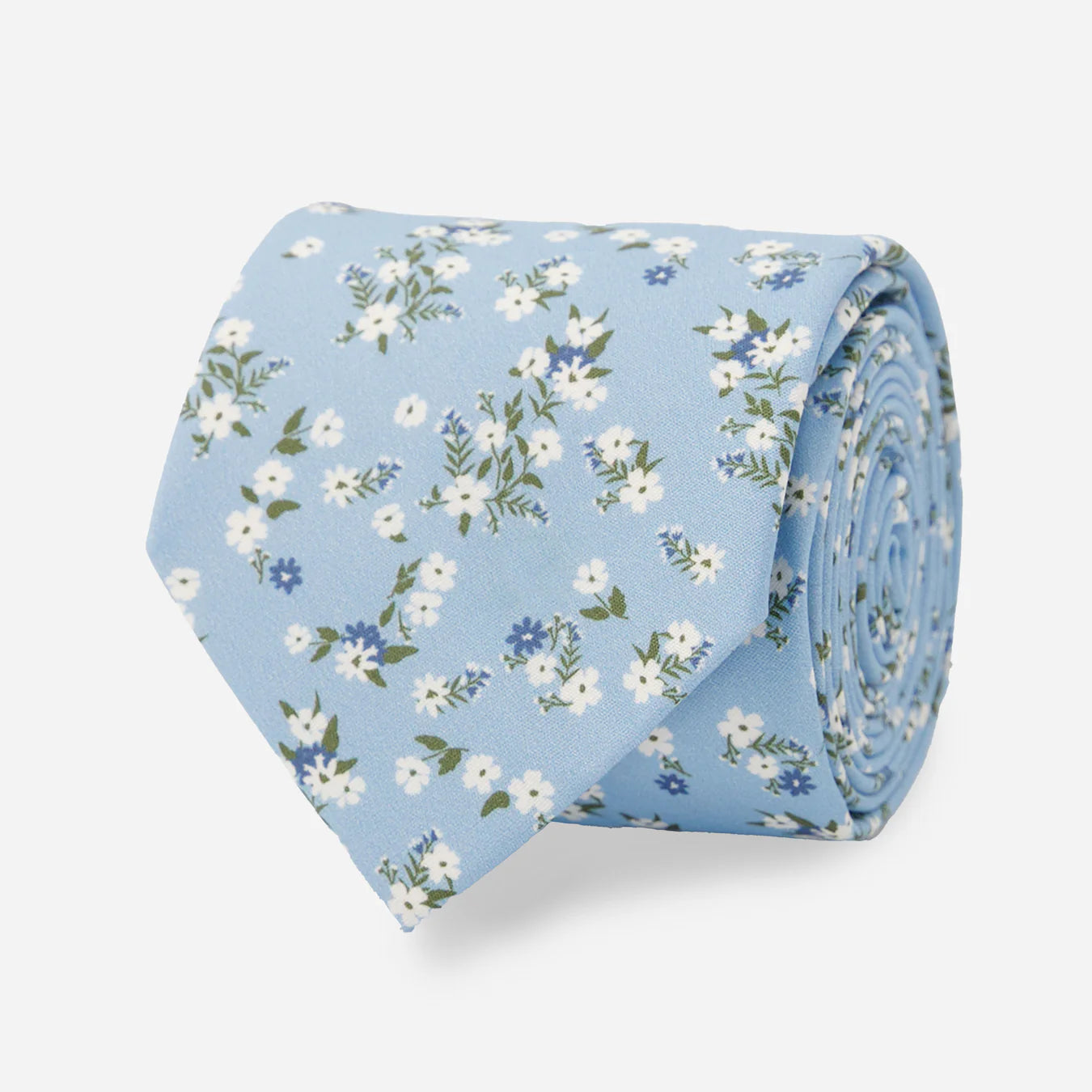 Tie Bar | Floral Toss Tie | Blue