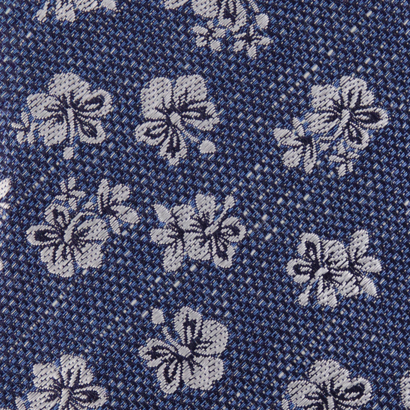 Tie Bar | Sardegna Floral Tie | Navy