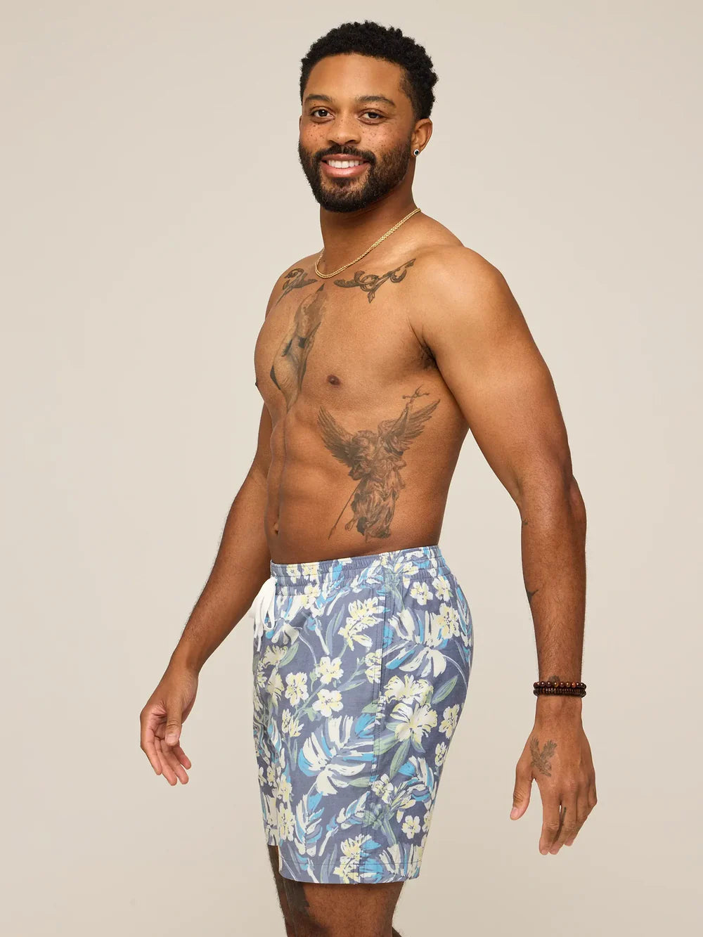 Chubbies | The Starry Night Stems Bathing Suit 7" | Blue