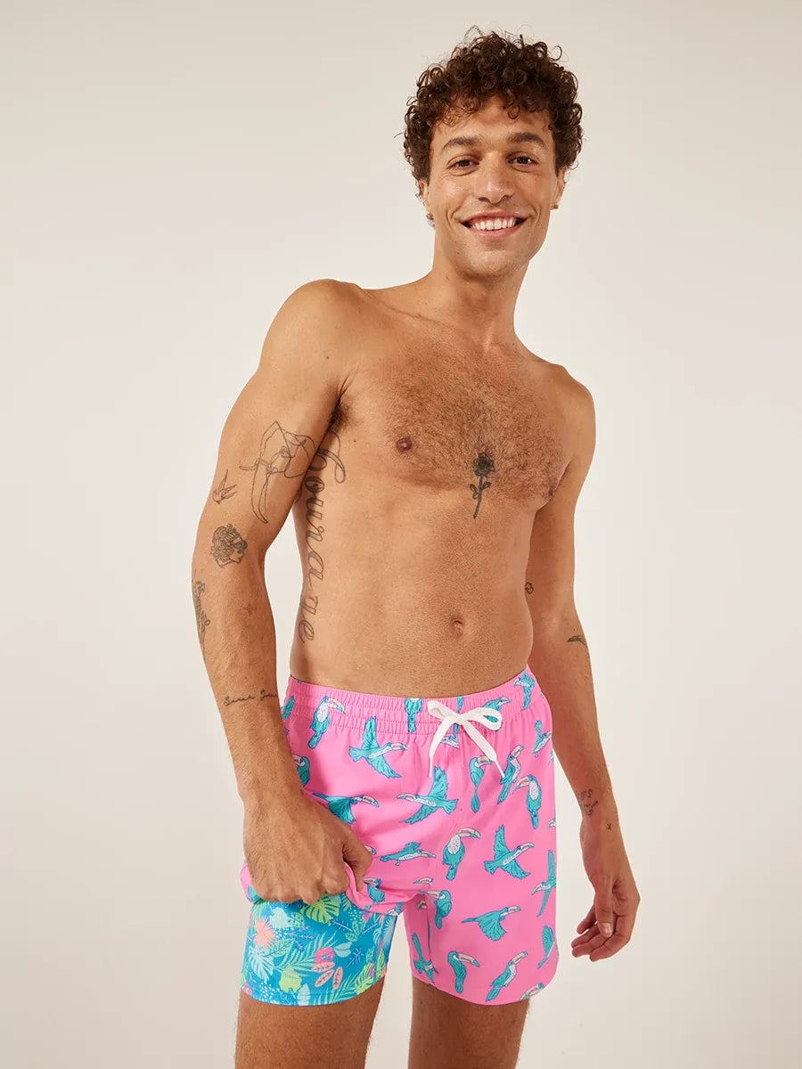 The Toucan Do Its 7" Swim Trunk