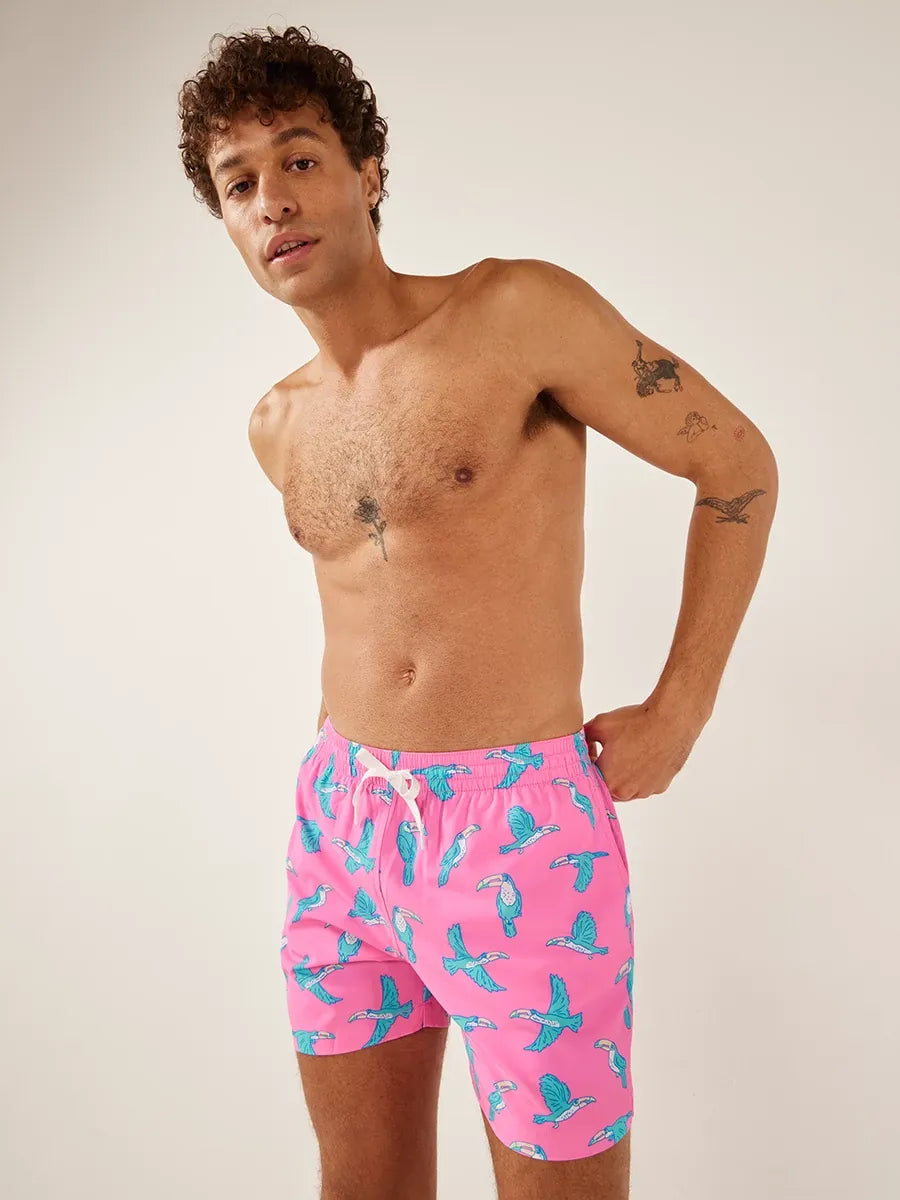 The Toucan Do Its 7" Swim Trunk