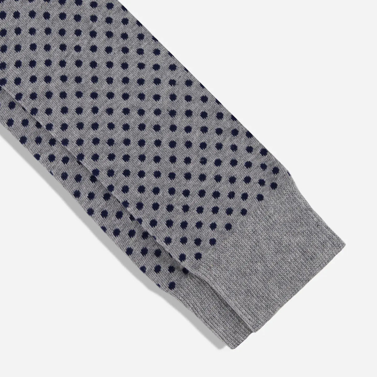 Tie Bar | Pindot Dress Socks | Gray