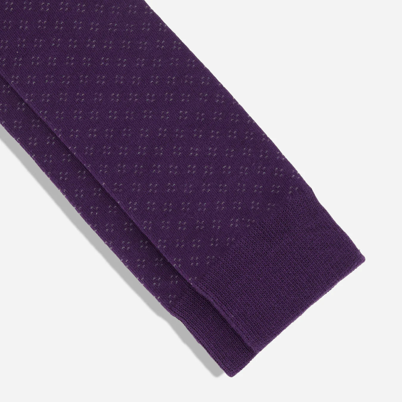 Tie Bar | Speckled Eggplant Dress Socks | Purple