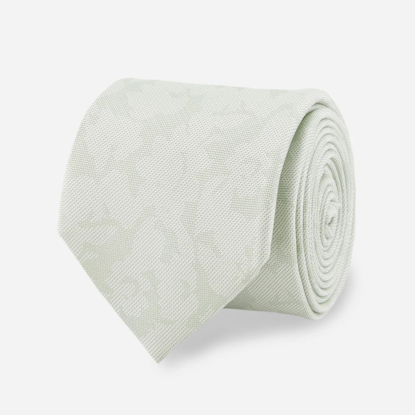 Tie Bar | Refinado Floral Spearmint Tie | Green