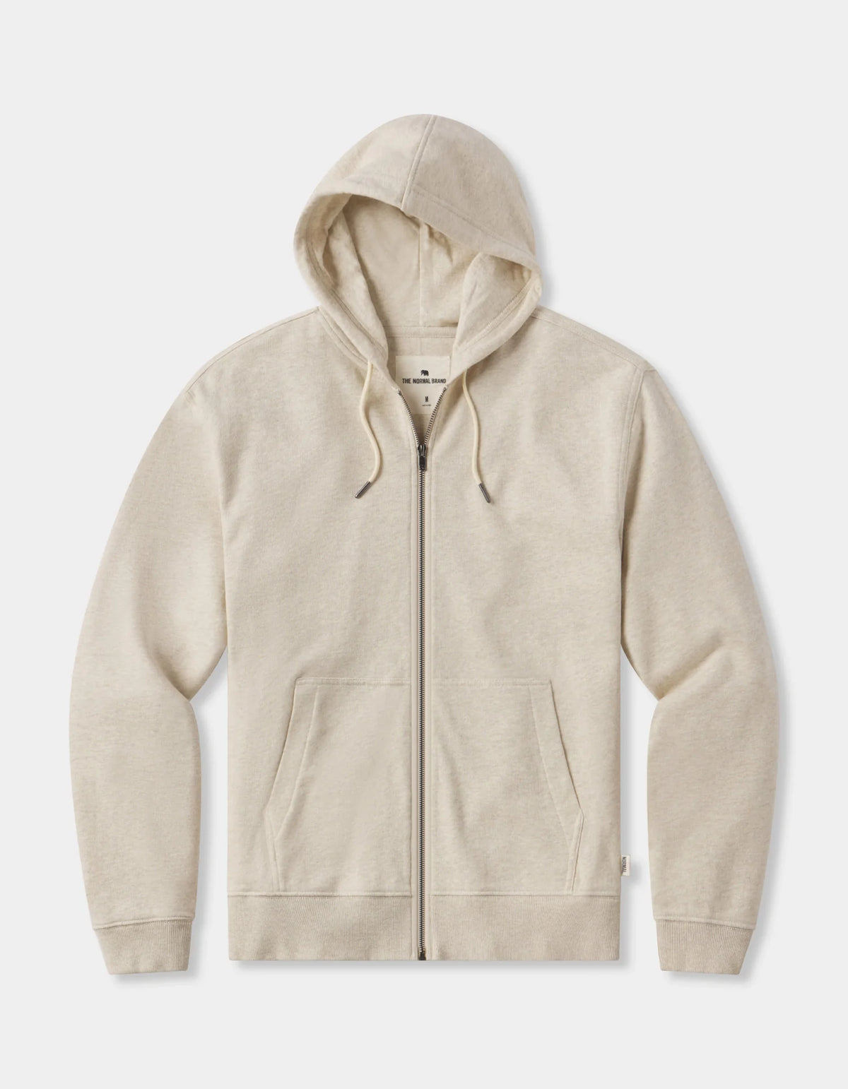Cole Terry Zip Front Hoodie