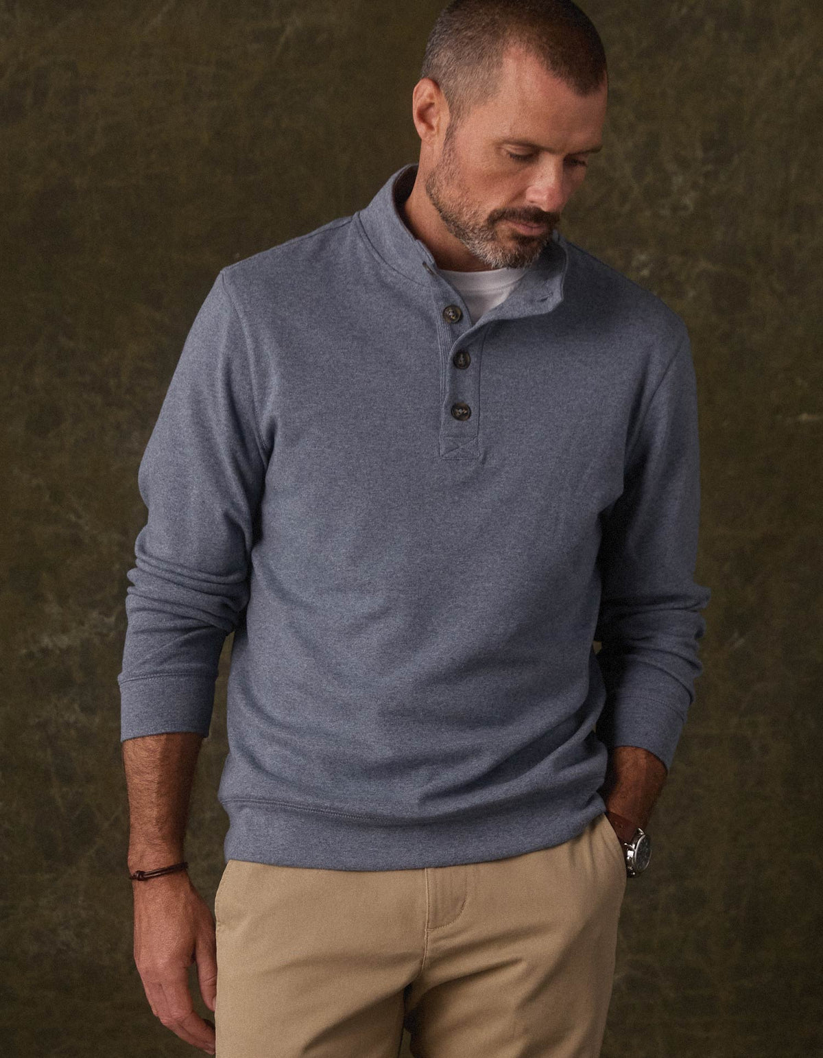 The Normal Brand | Puremeso Button Popover | Bluestone Blue