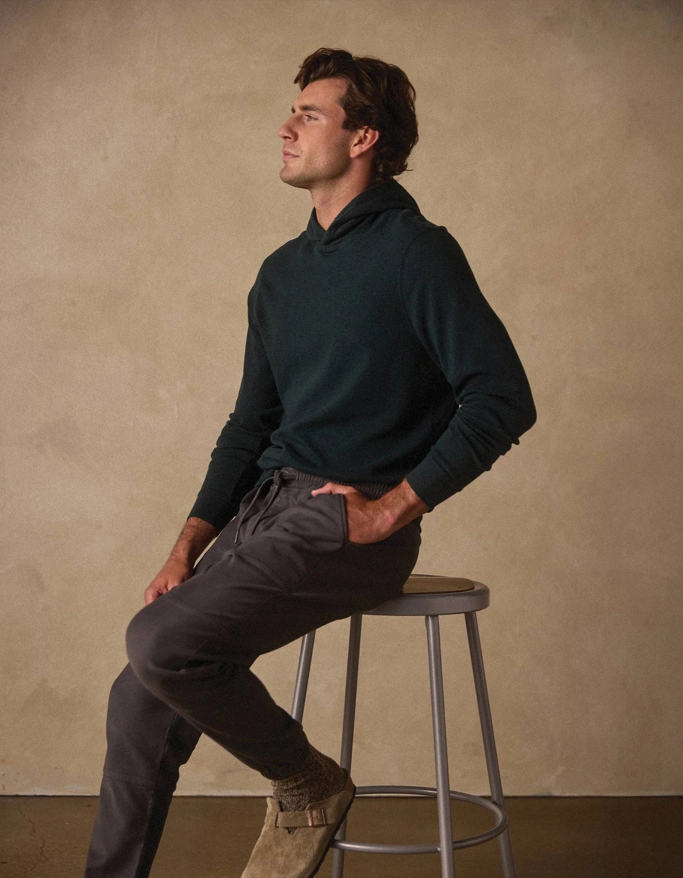 The Normal Brand | Puremeso Essential Hoodie | Emerald