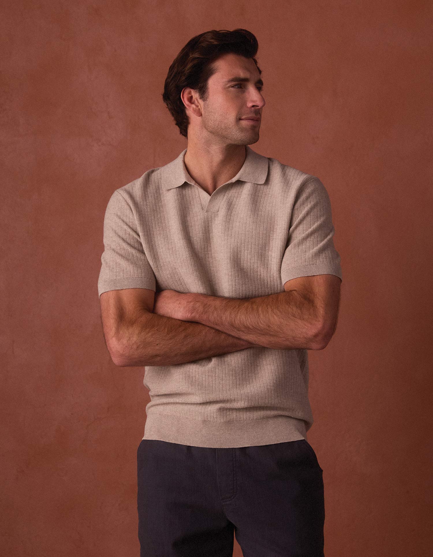 The Normal Brand | Breeze Knit Polo | Beige