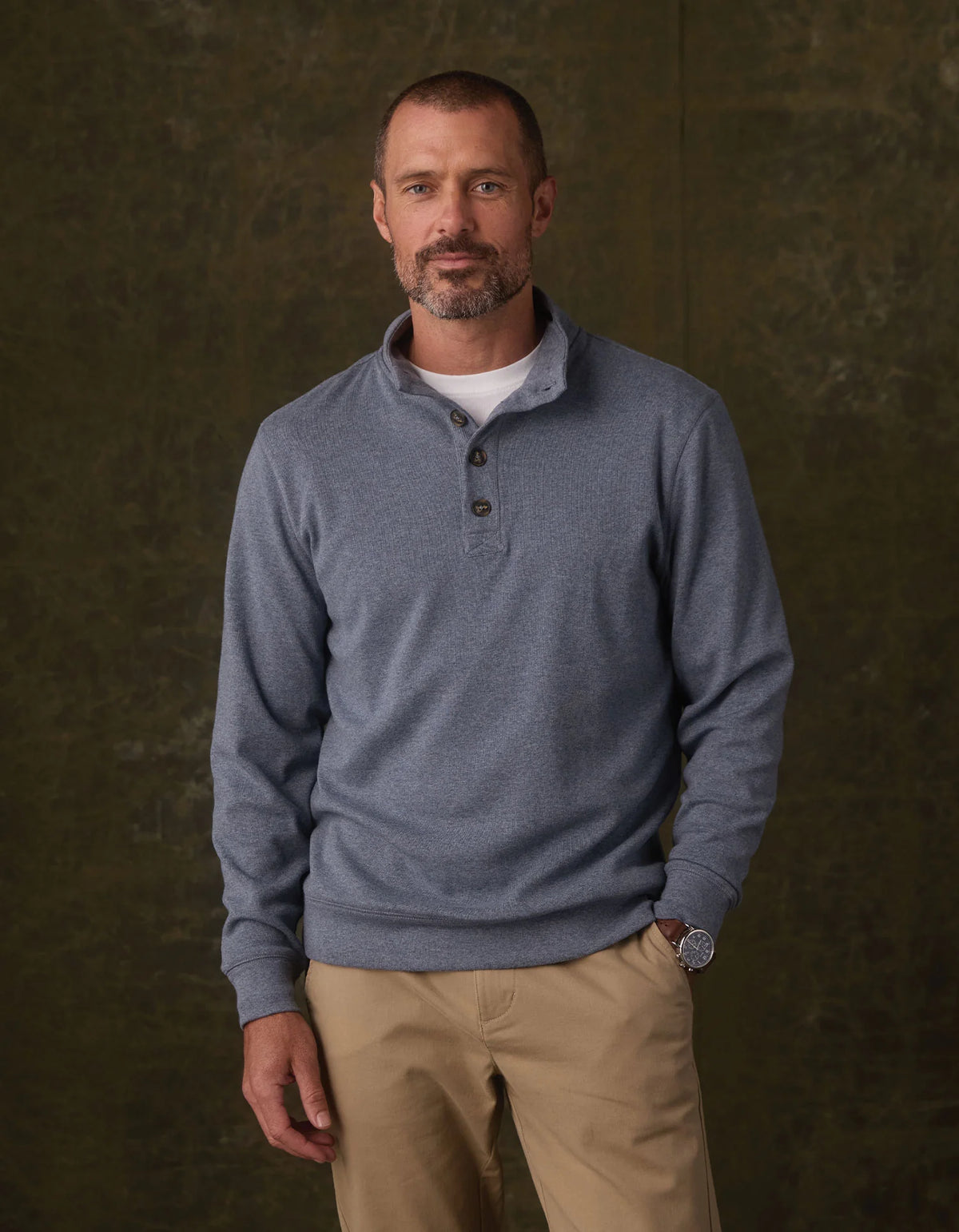 The Normal Brand | Puremeso Button Popover | Bluestone Blue