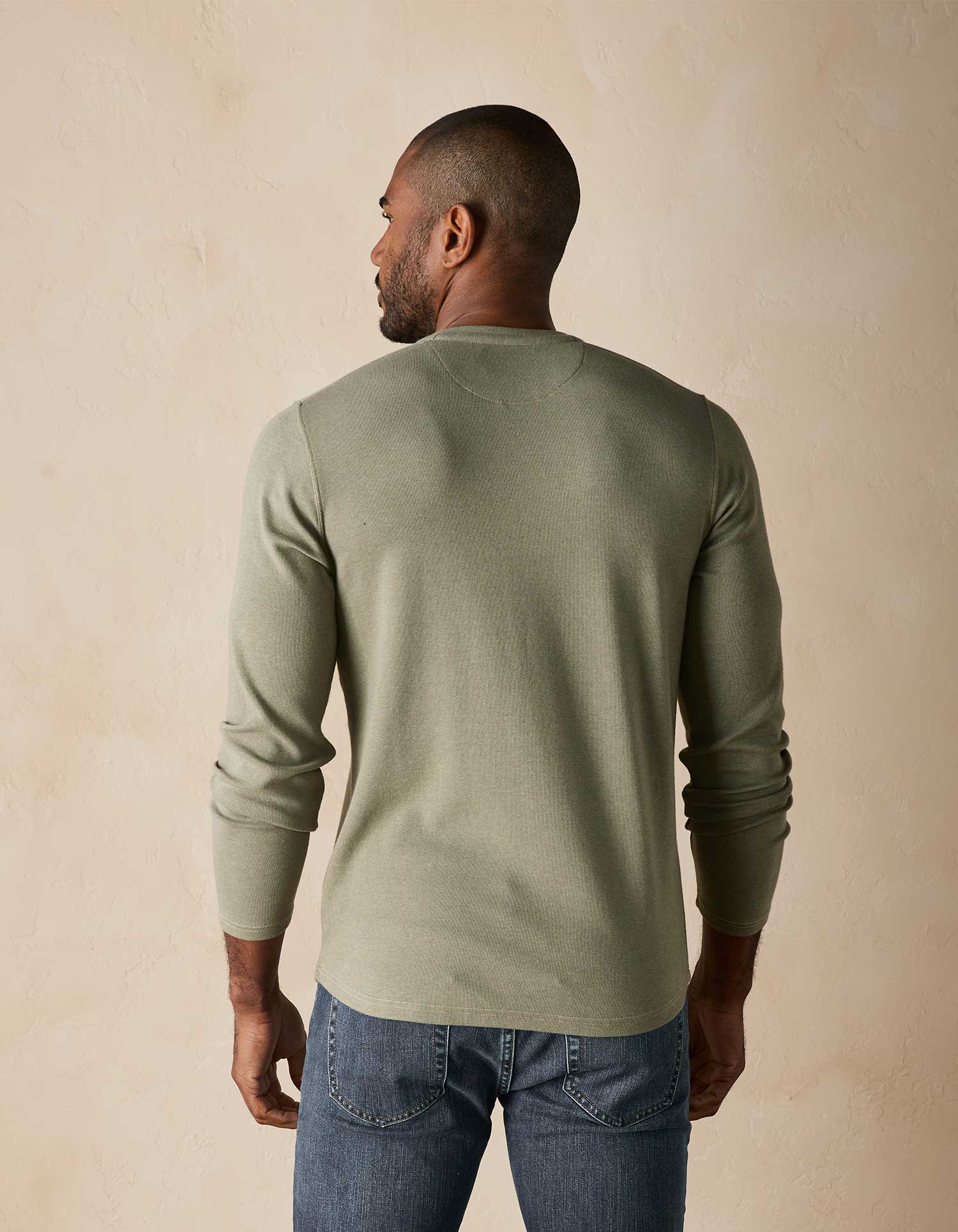 Puremeso Two Button Henley