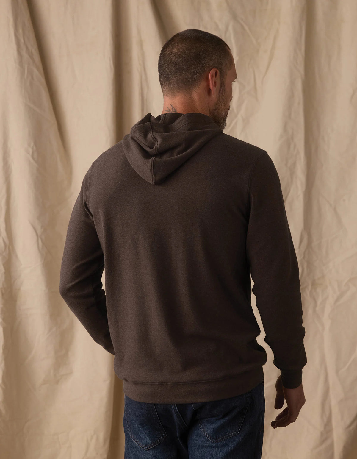 The Normal Brand | Puremeso Essential Hoodie | Ash Brown