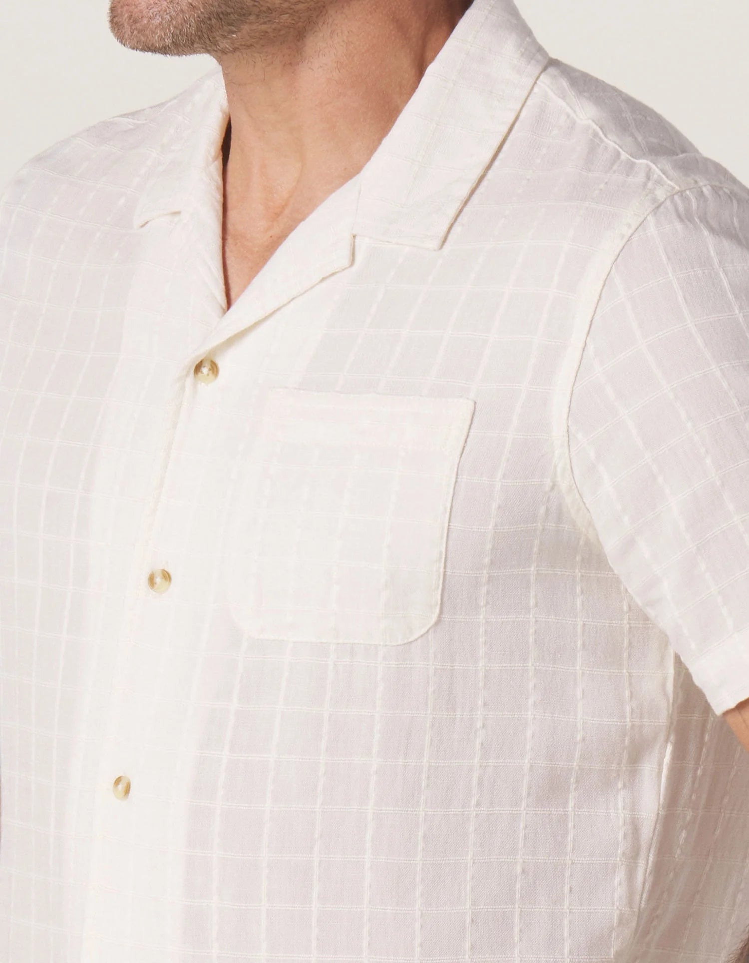 The Normal Brand | Freshwater Camp Shirt | White