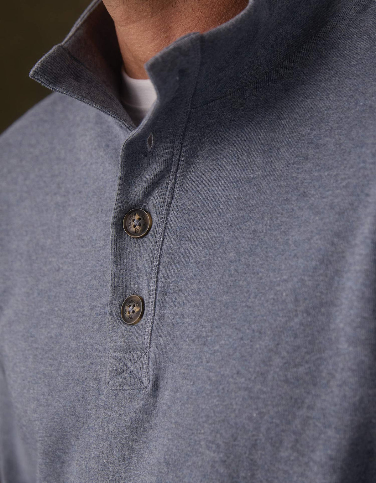 The Normal Brand | Puremeso Button Popover | Bluestone Blue