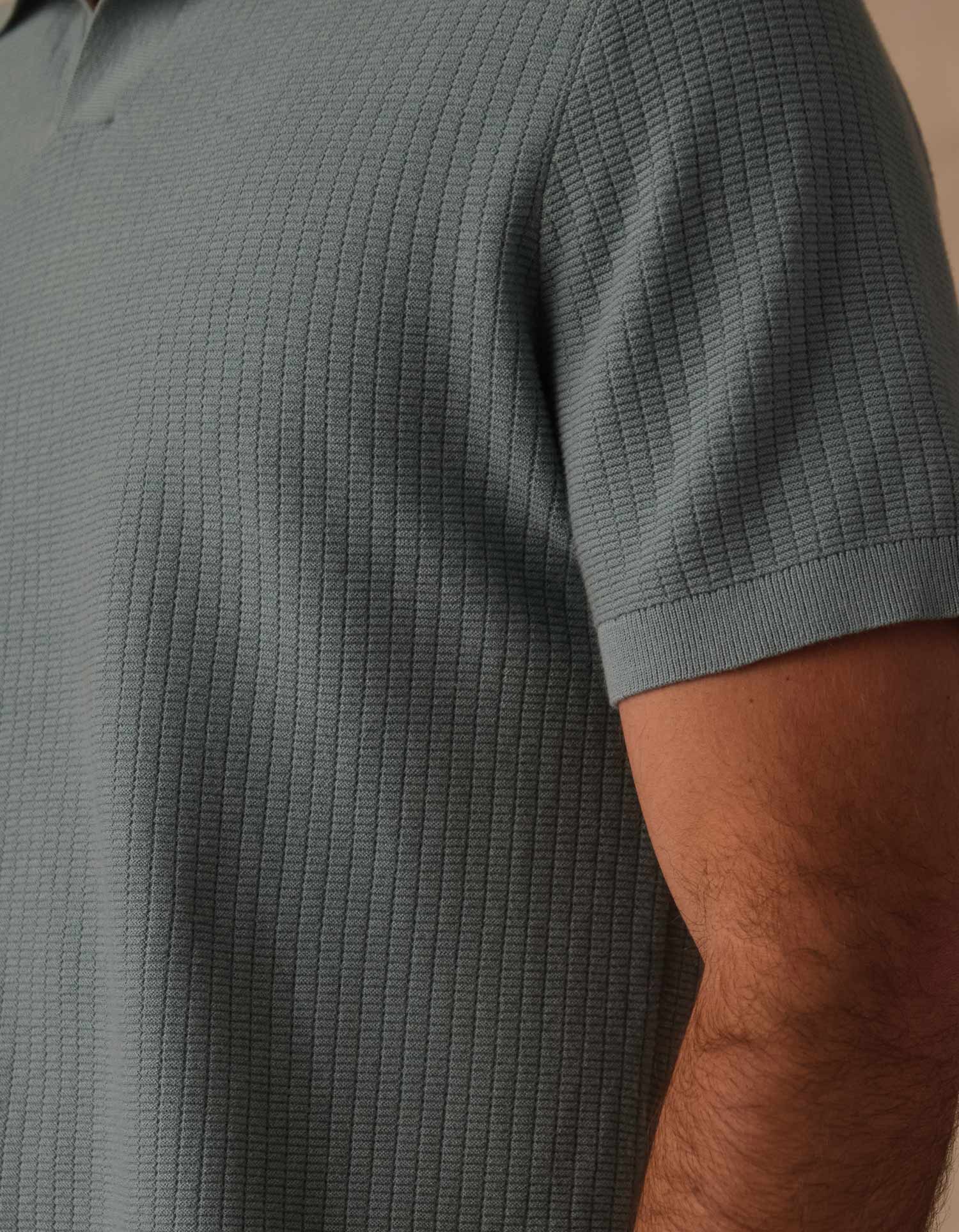 The Normal Brand | Breezeknit Polo | Green