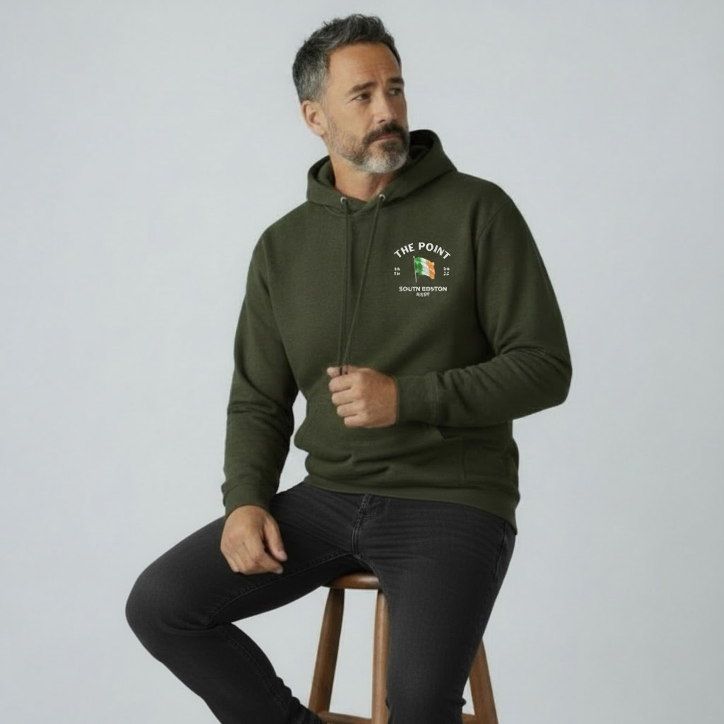 The Point | South Boston Hoodie | Army Green