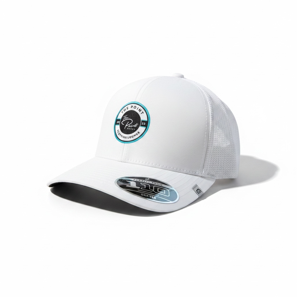 The Point x TravisMathew | Widder Snapback Spring Hat | White