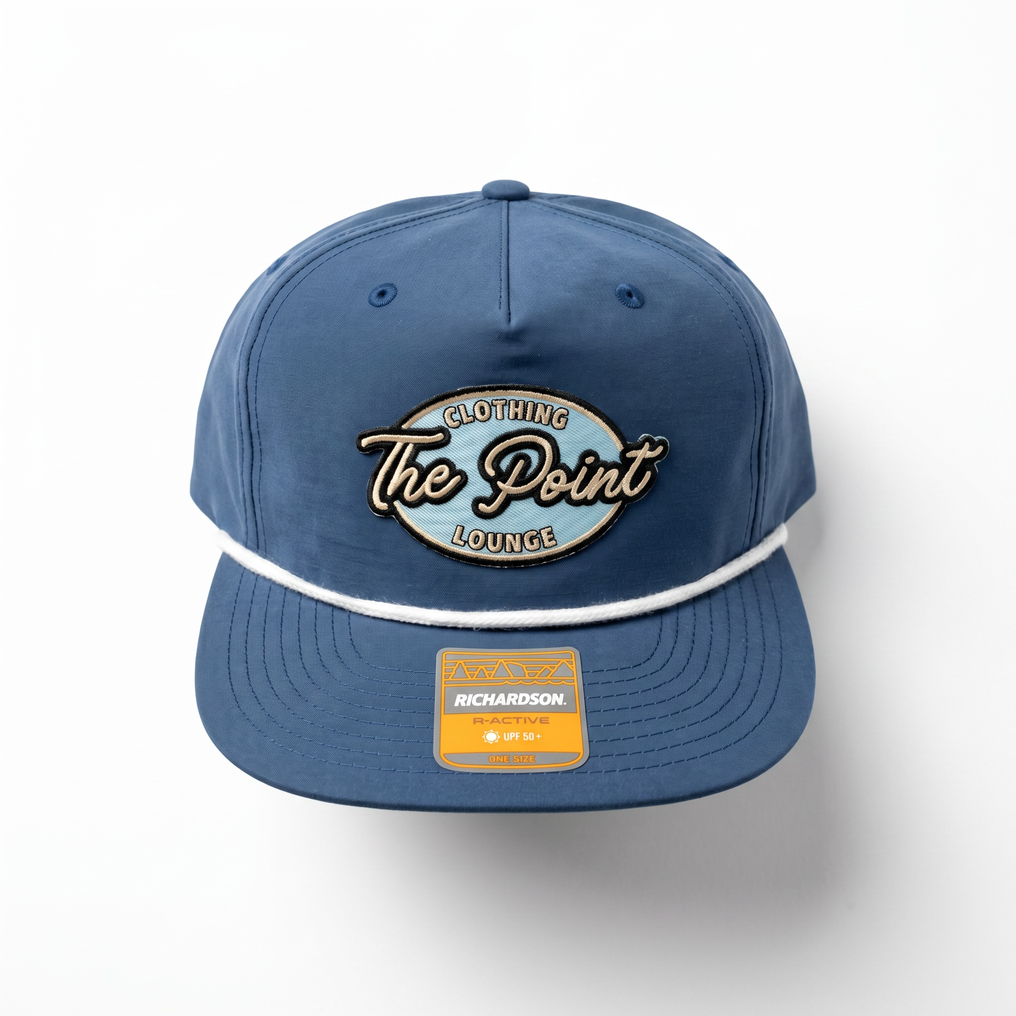 The Point | Summer Rope Patch Snapback Hat | Navy