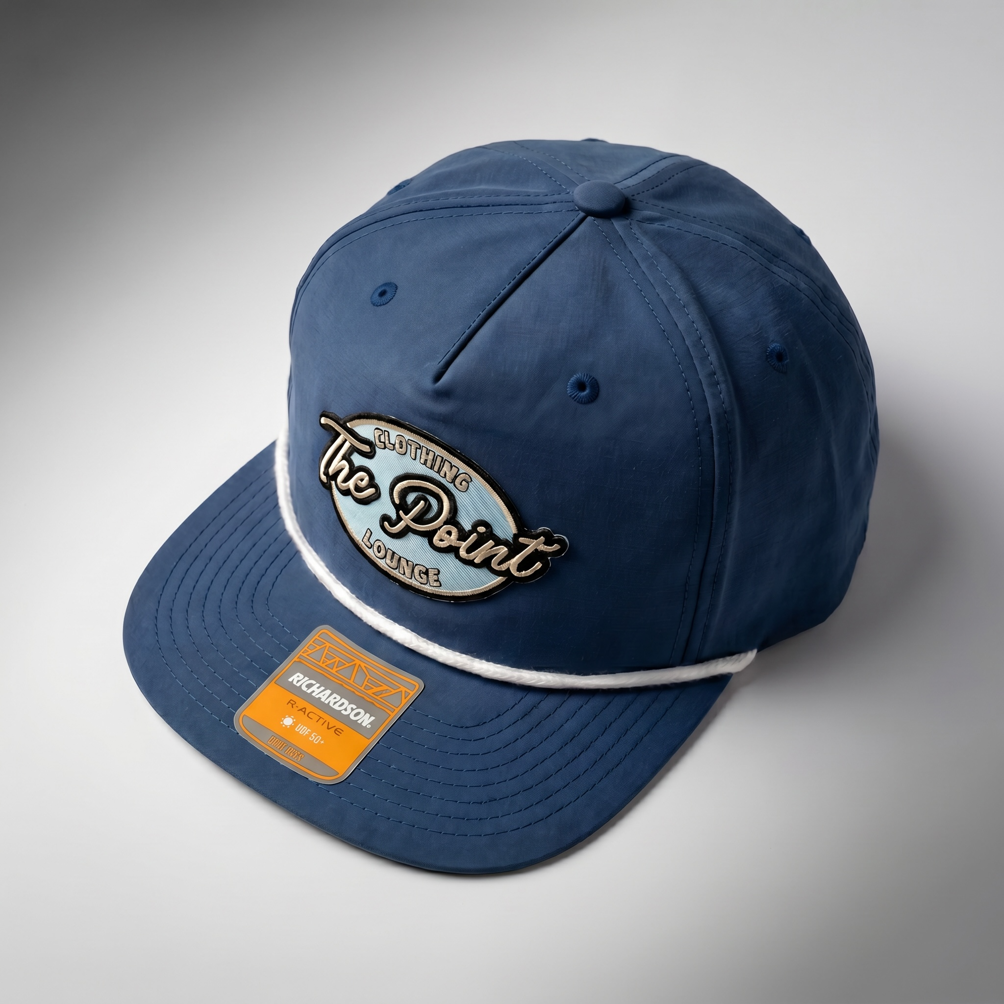 The Point | Summer Rope Patch Snapback Hat | Navy