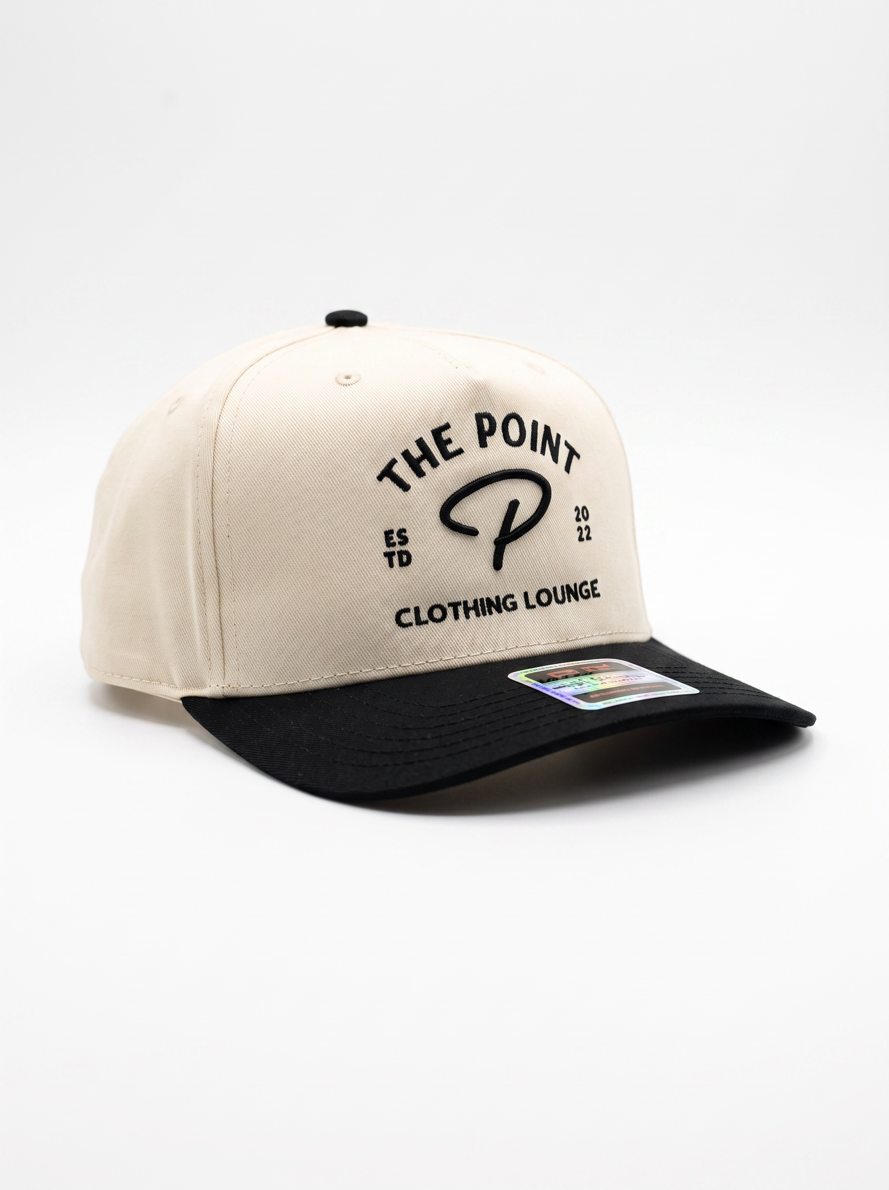 The Point | TP CL Otto Snapback Hat | Beige/Black