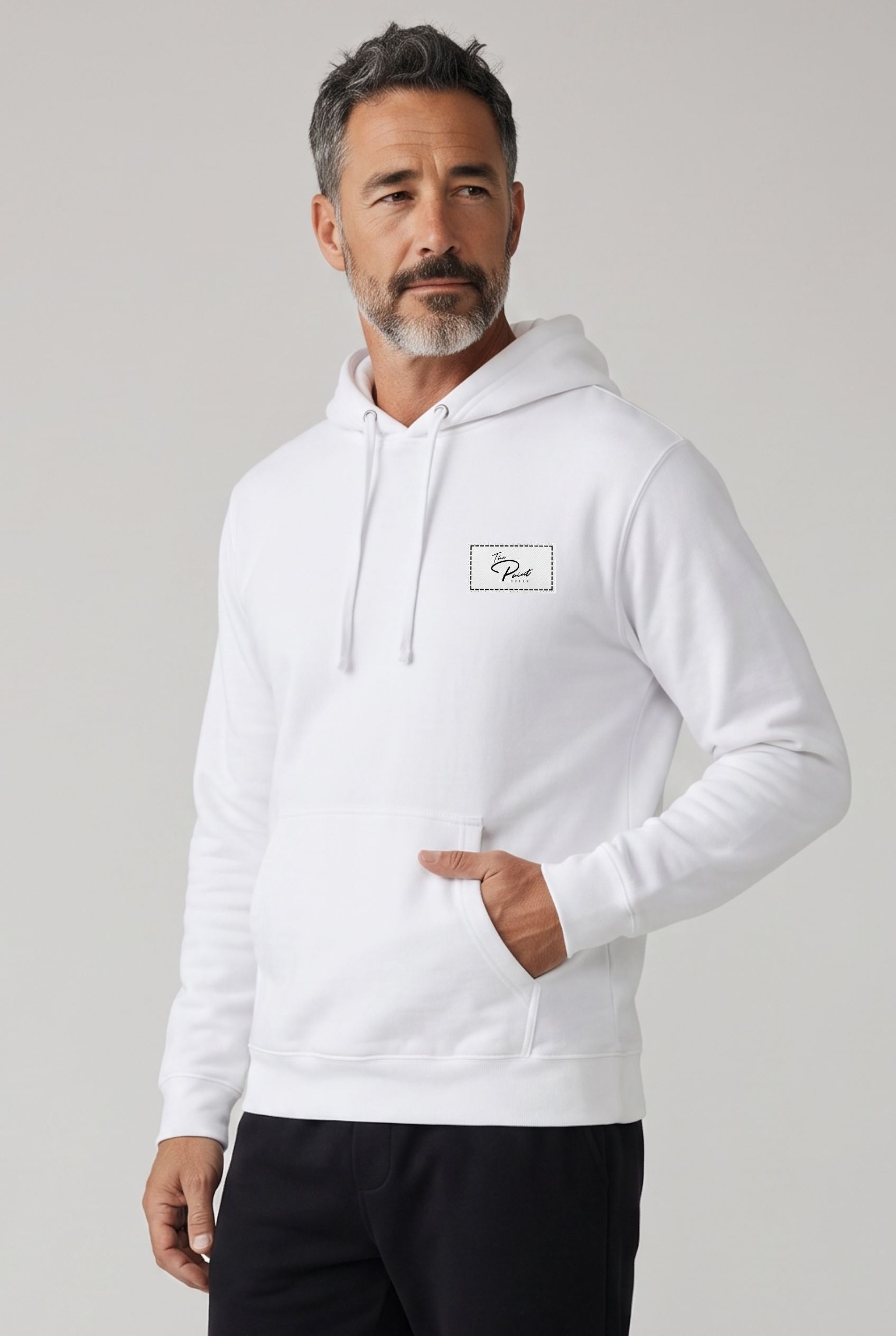 The Point | M Street Hoodie | White