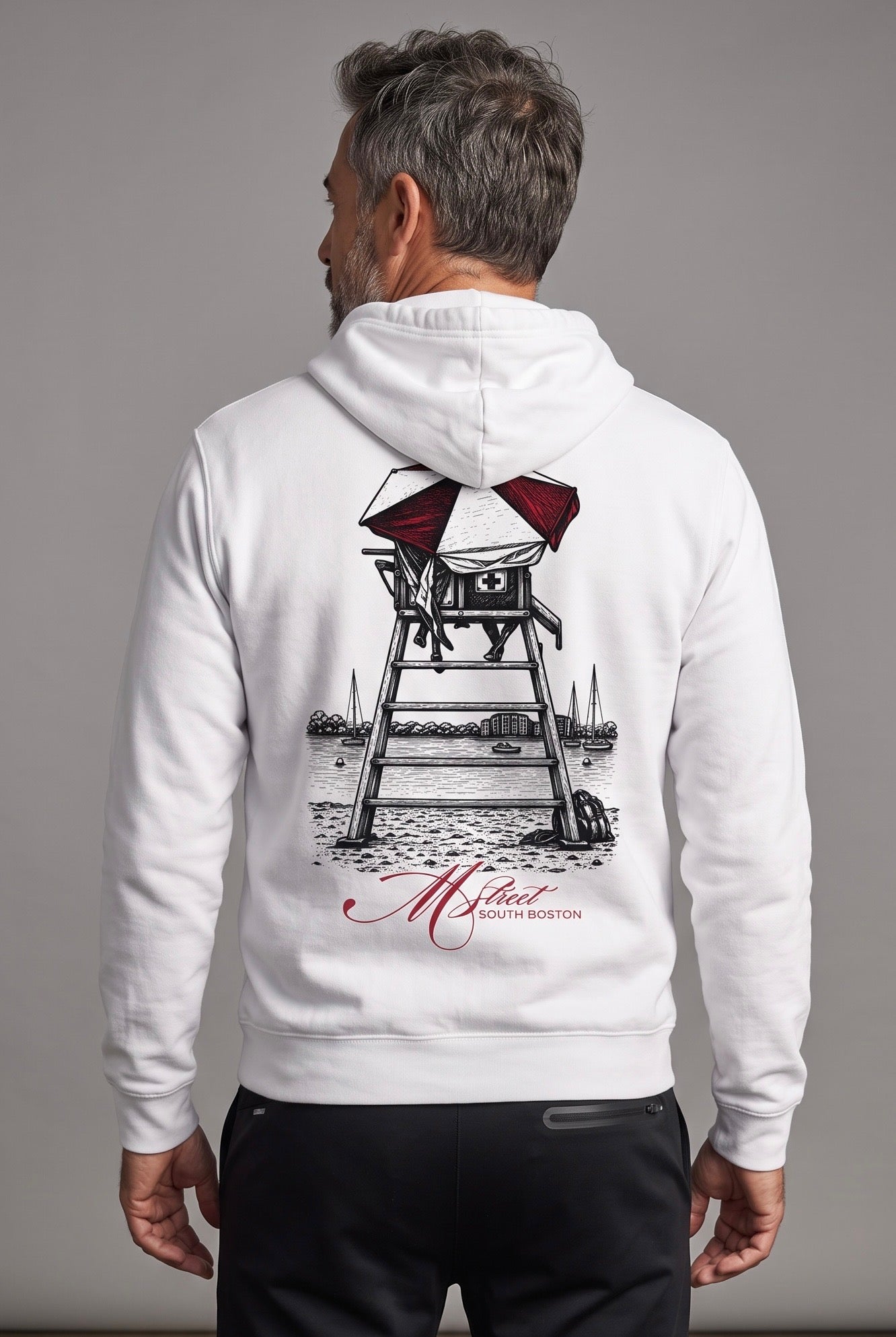 The Point | M Street Hoodie | White