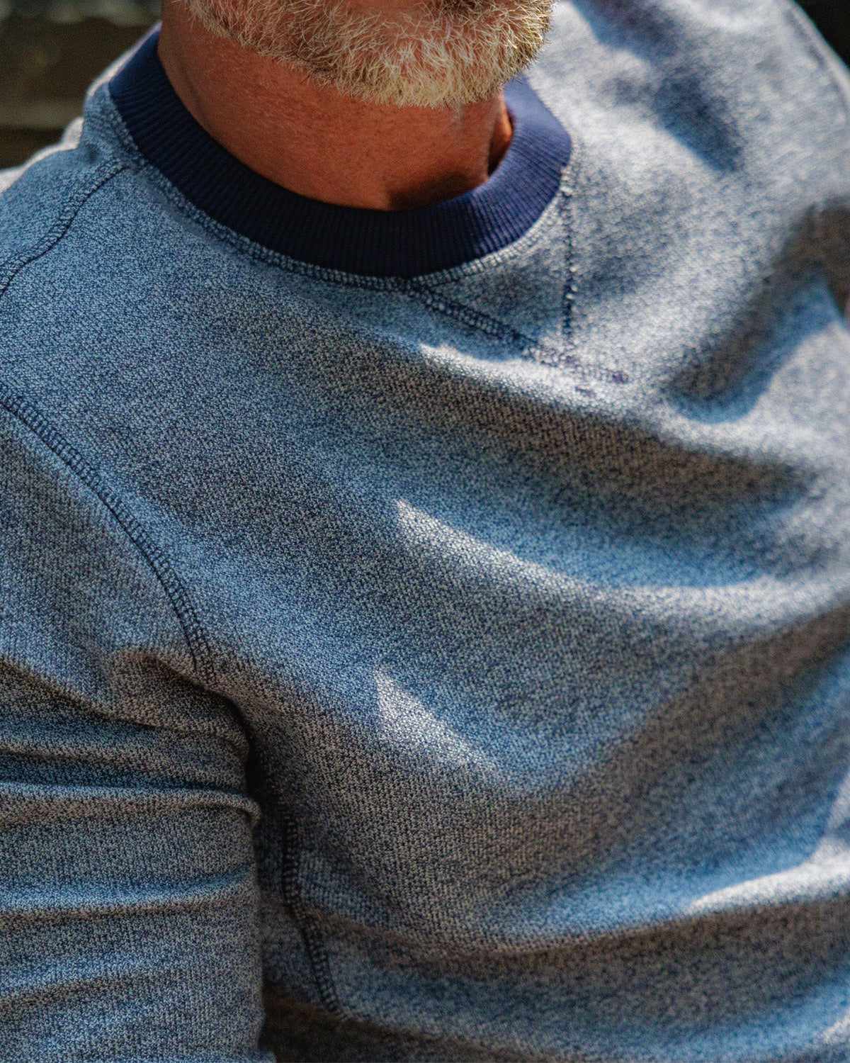 Criquet | French Terry Crewneck Sweatshirt | Dusty Blue