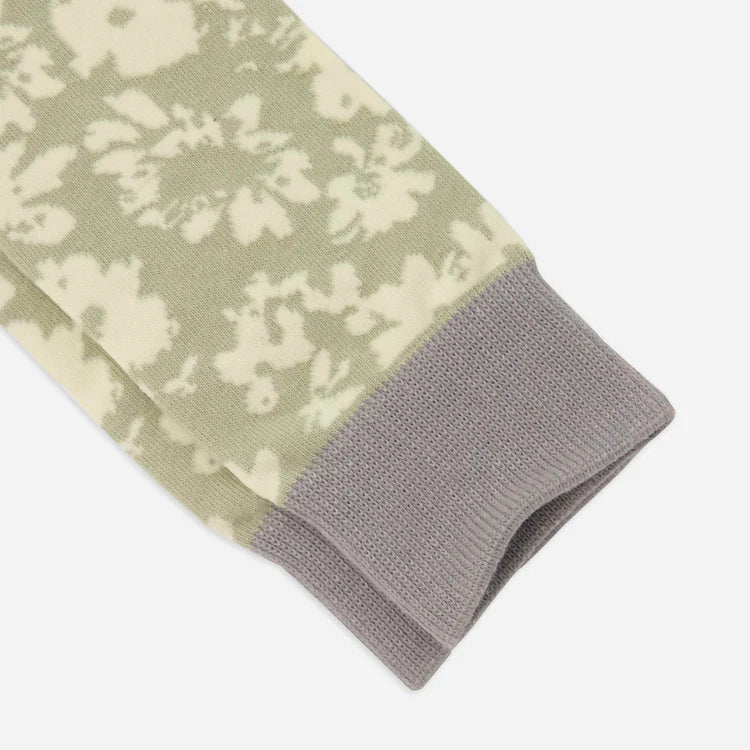 Tie Bar | Incognito Floral Sage Dress Socks | Green