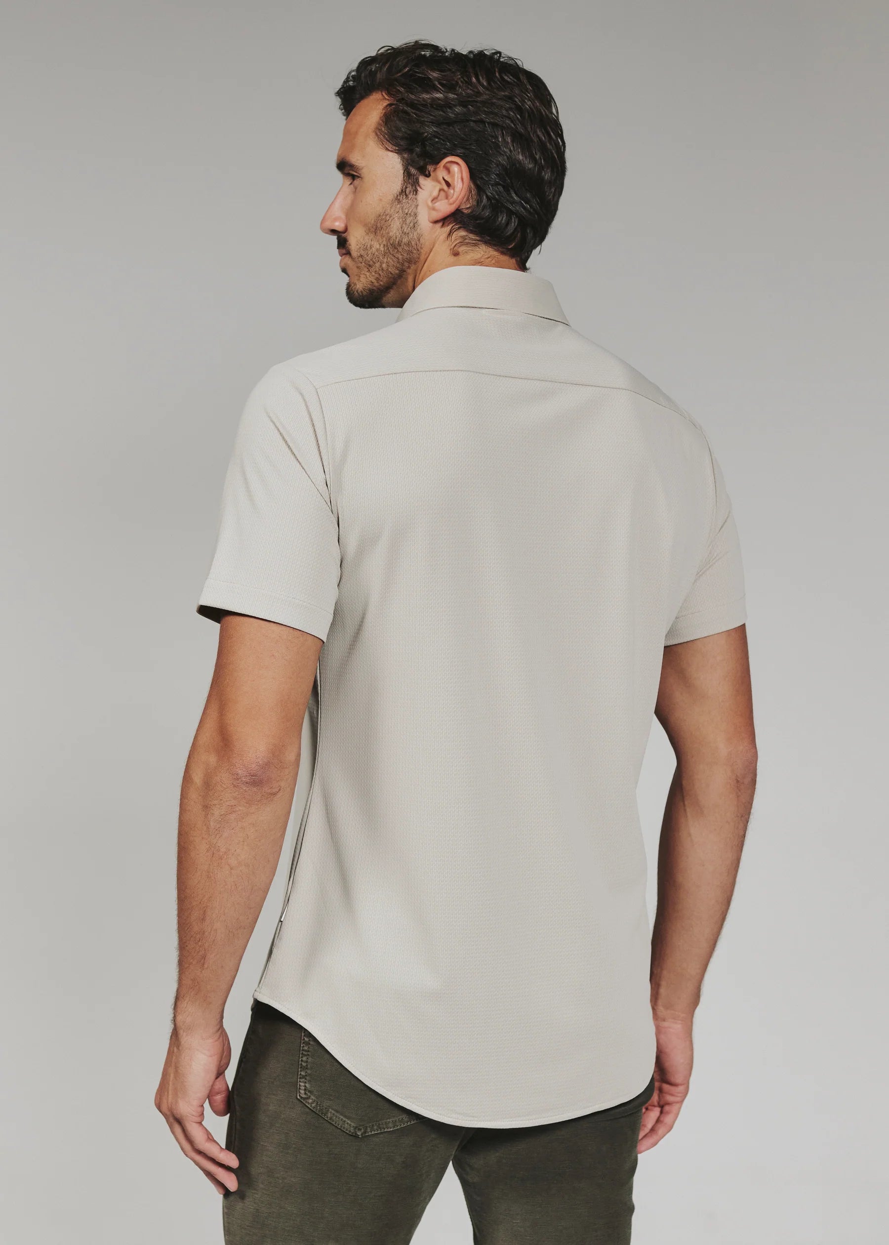 7Diamonds | Aldridge Short Sleeve Shirt | Beige