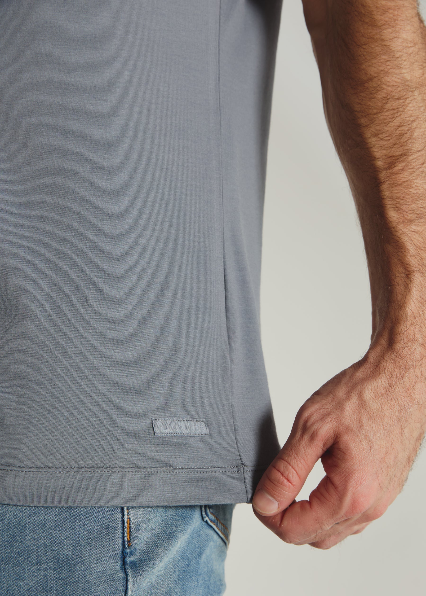 7Diamonds | Modal Crew Neck Tee Storm | Blue