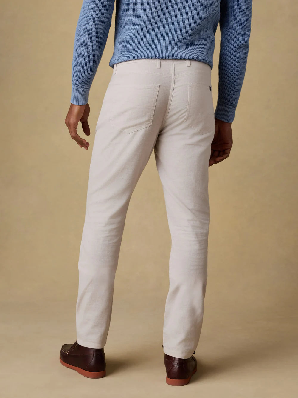Faherty | Movement™ Linen 5-Pocket Pant | White