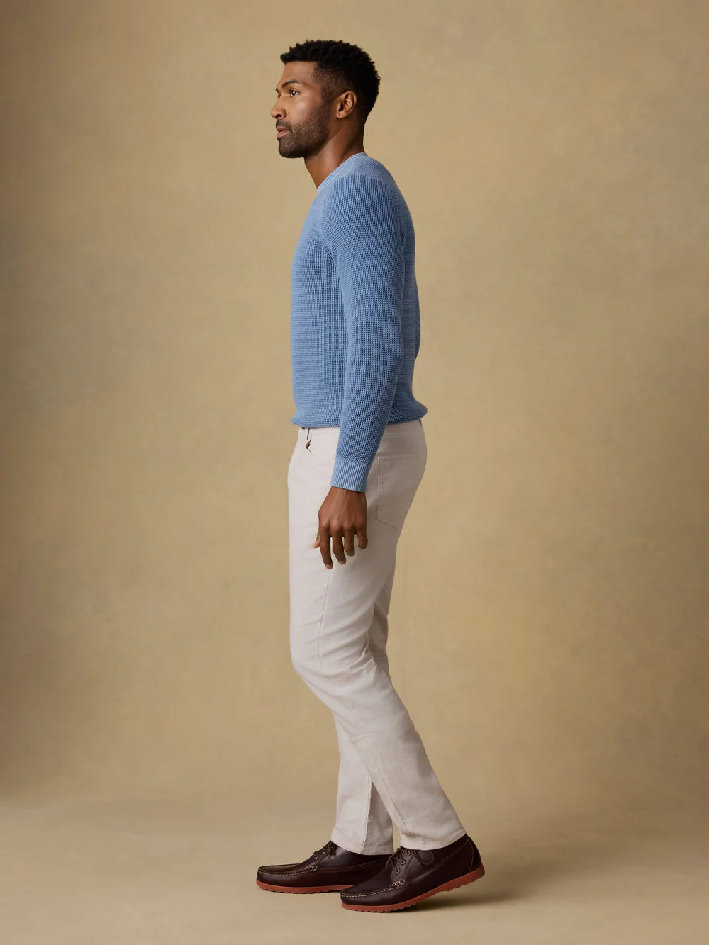 Faherty | Movement™ Linen 5-Pocket Pant | White
