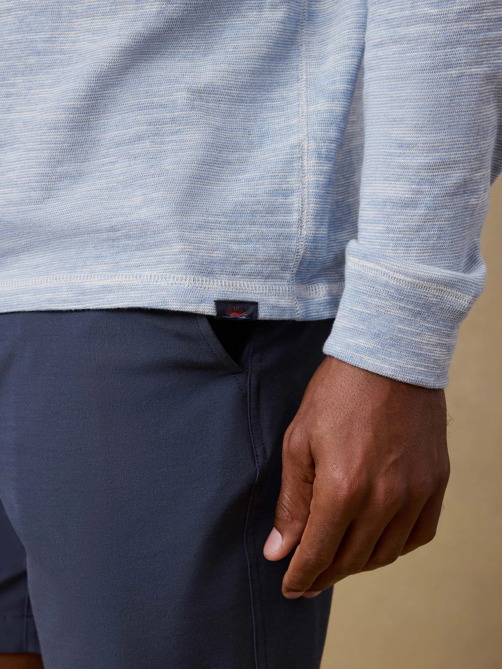 Faherty | Sunwashed Orgainc Hoodie | Blue