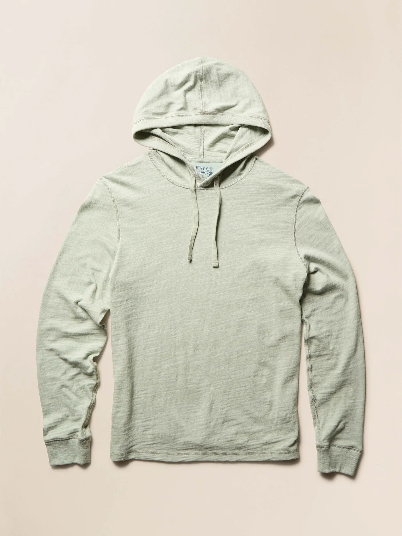 Faherty | Sunwashed Organic Hoodie | Light Green