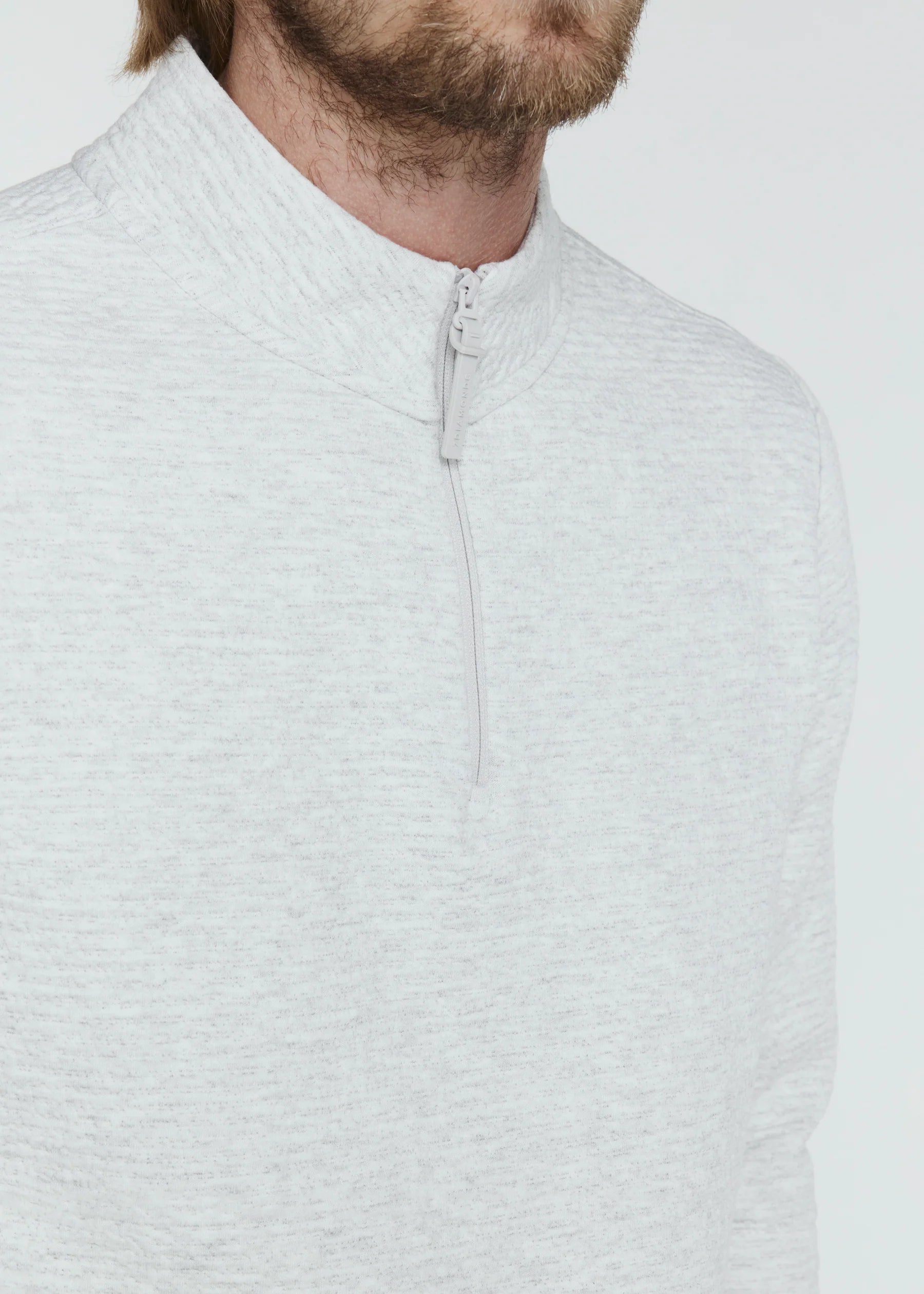 7Diamonds | Elevate Quarter Zip | Light Gray