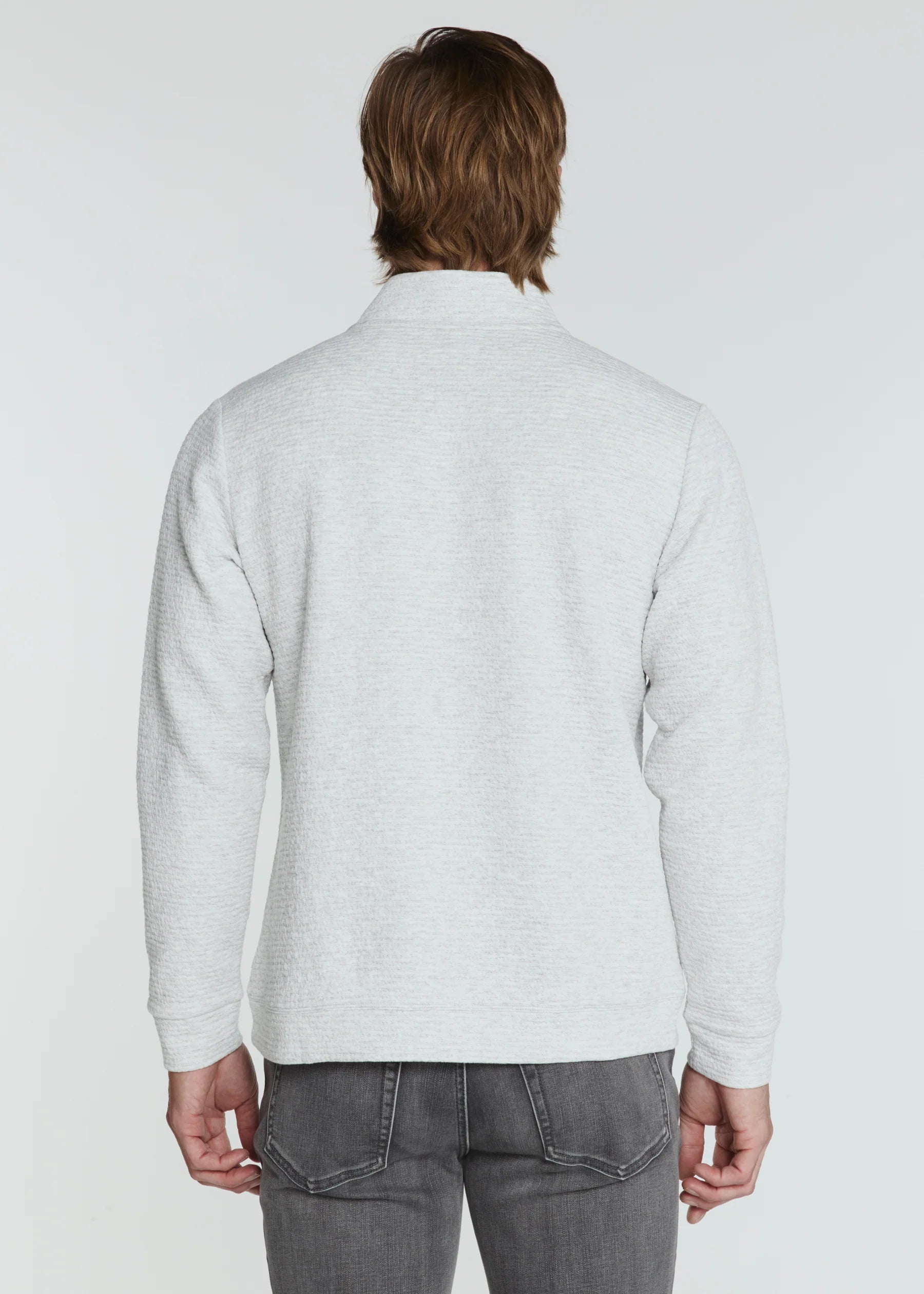 7Diamonds | Elevate Quarter Zip | Light Gray