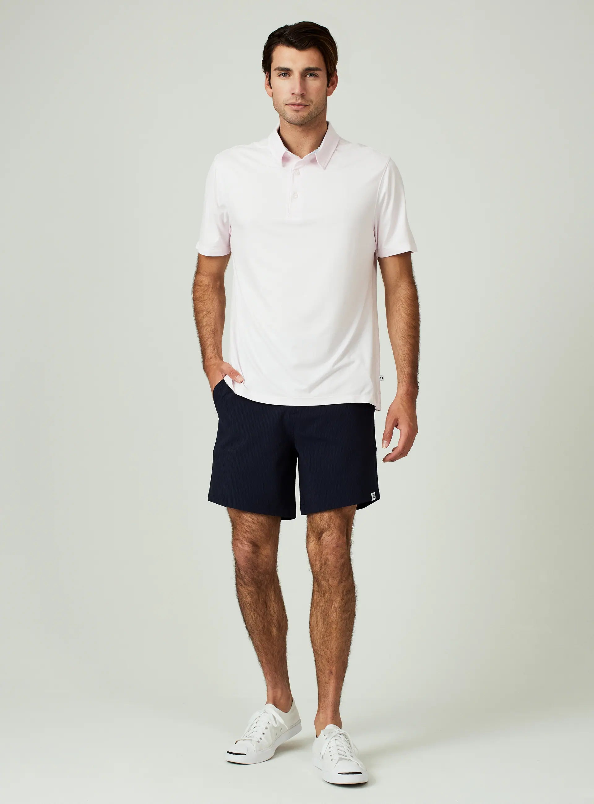 7 Diamonds | La Jolla Hybrid 7" Short | Navy