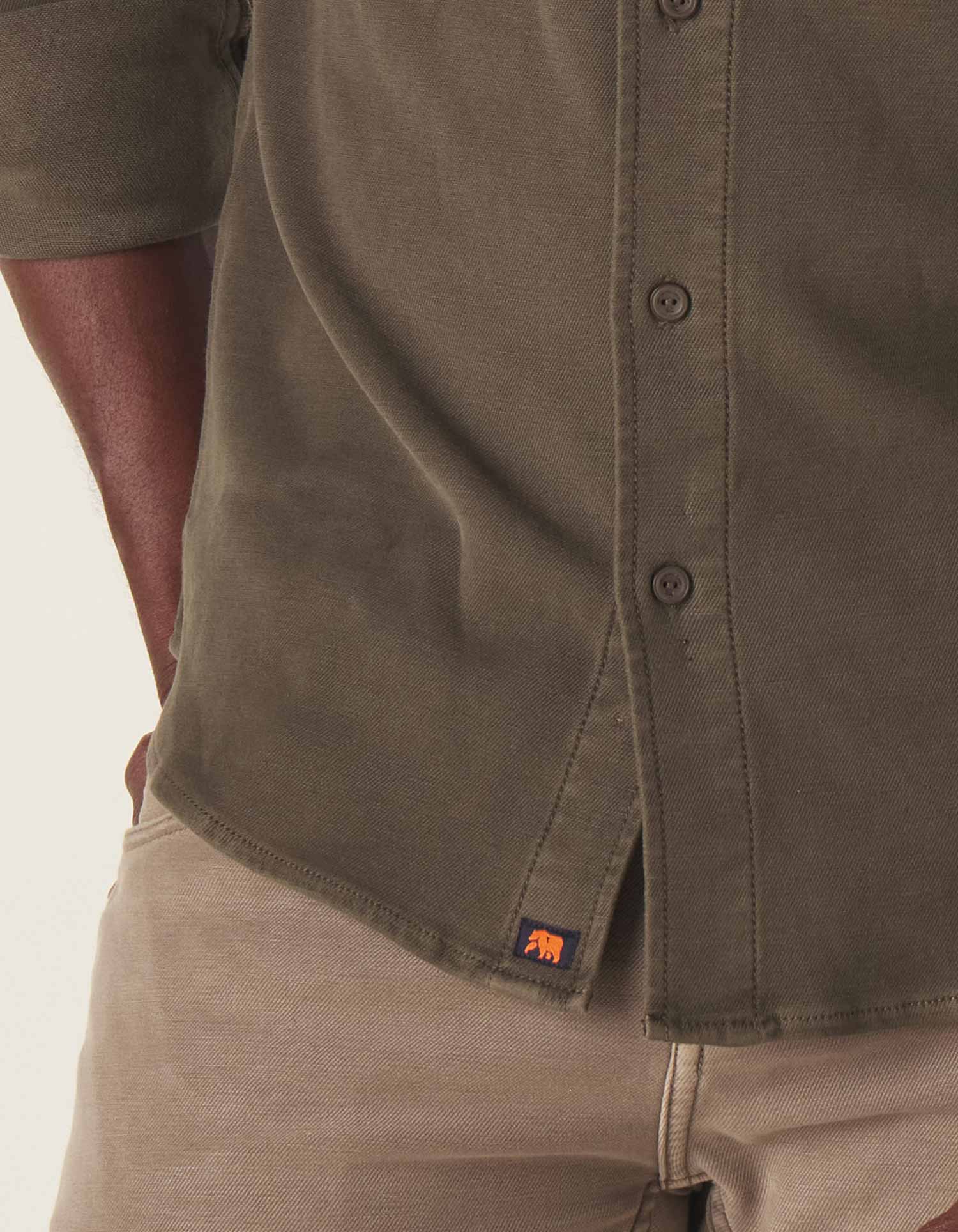 Tailored Terry Shirt Jacket