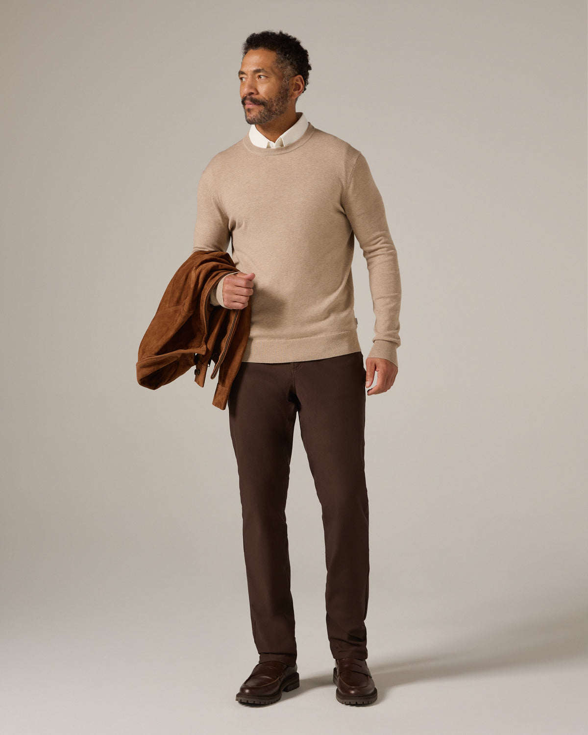 7Diamonds | Alcott Crewneck Sweater | Tan