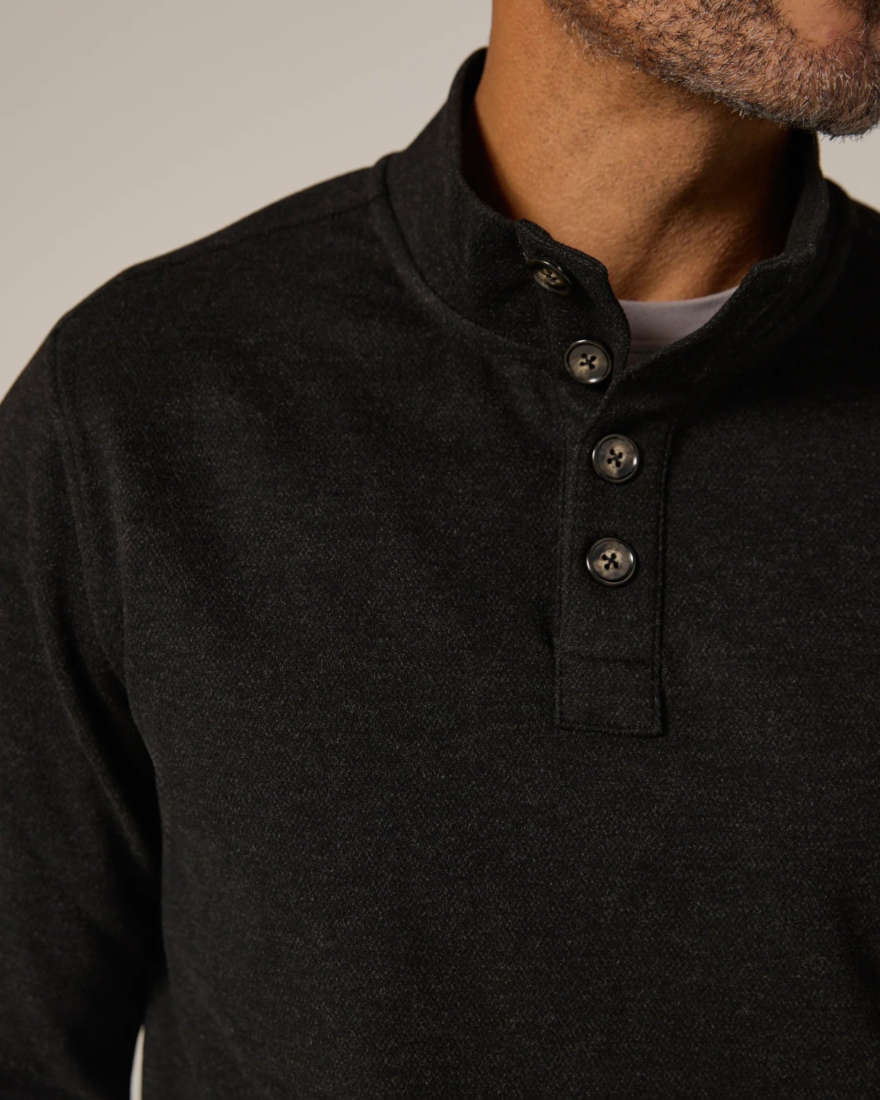 7 Diamonds | Stratton Textured Pullover | Charcoal