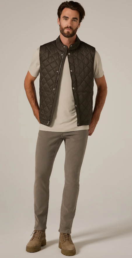 Crest Quilted Vest