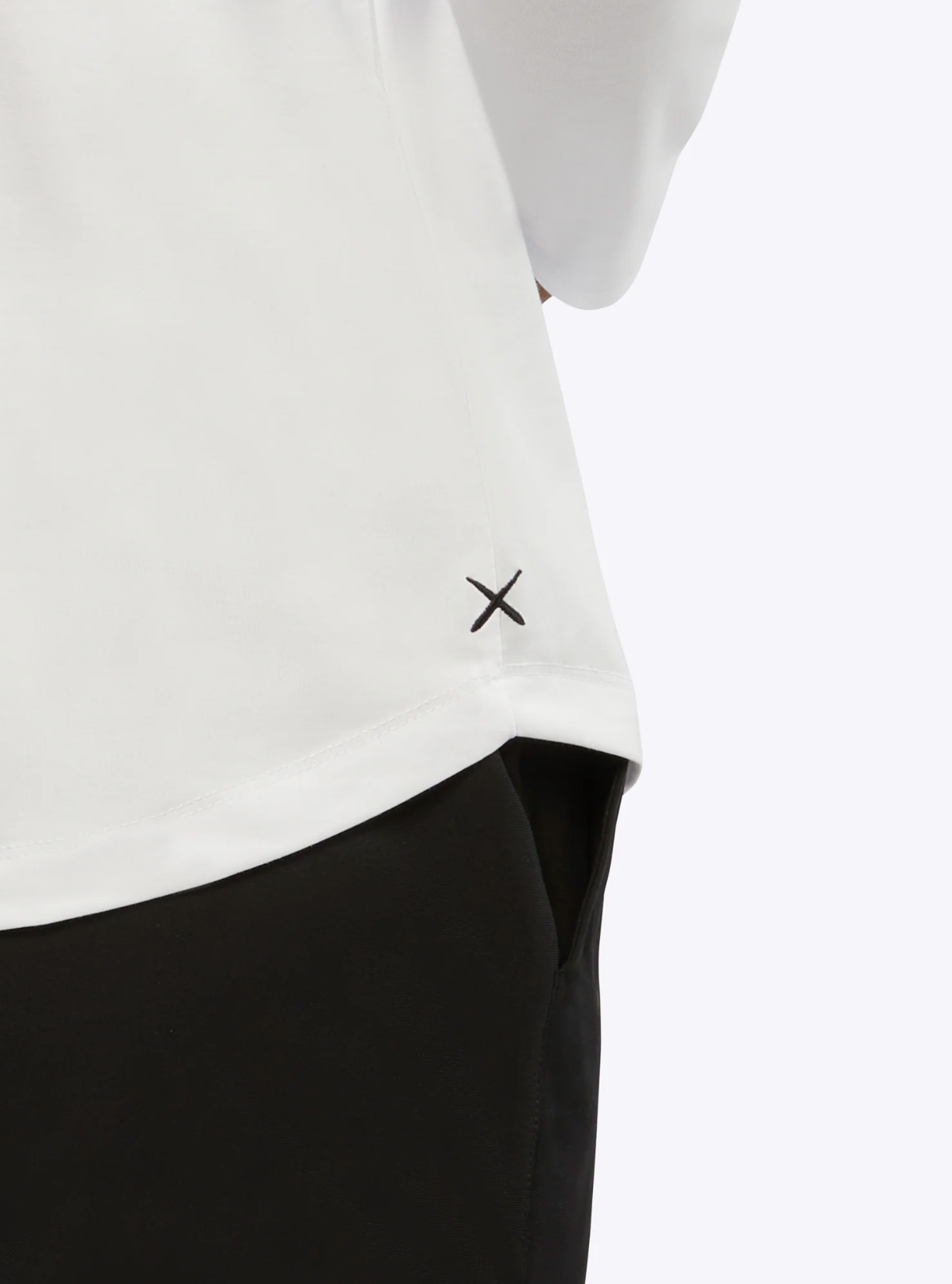 AO Long Sleeve Curve-Hem Tee