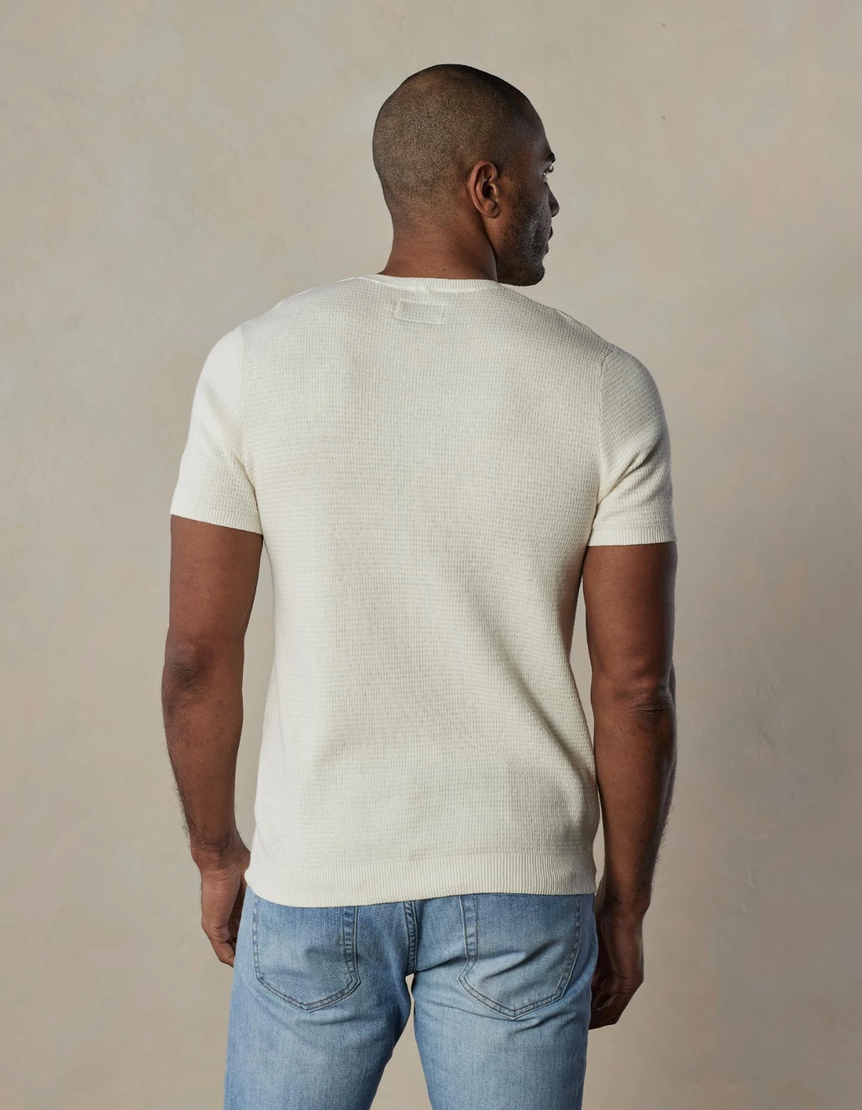 Waffle Knit Sweater Tee