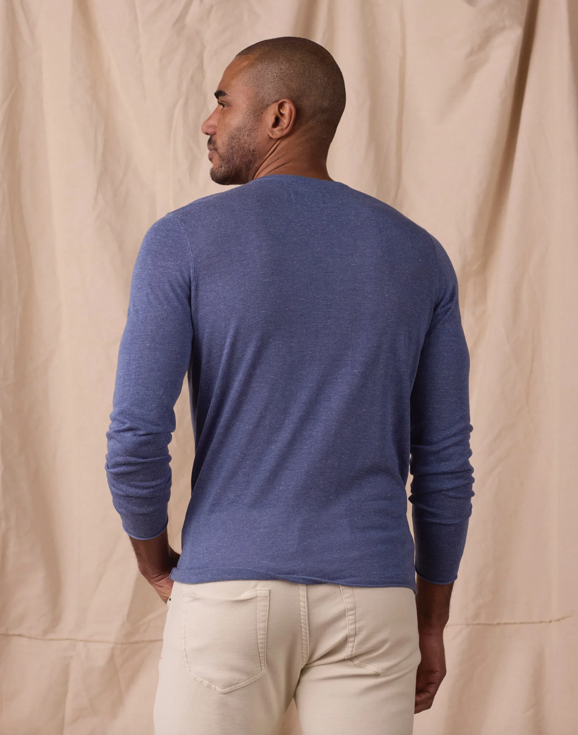 Summer Linen-Blend Henley