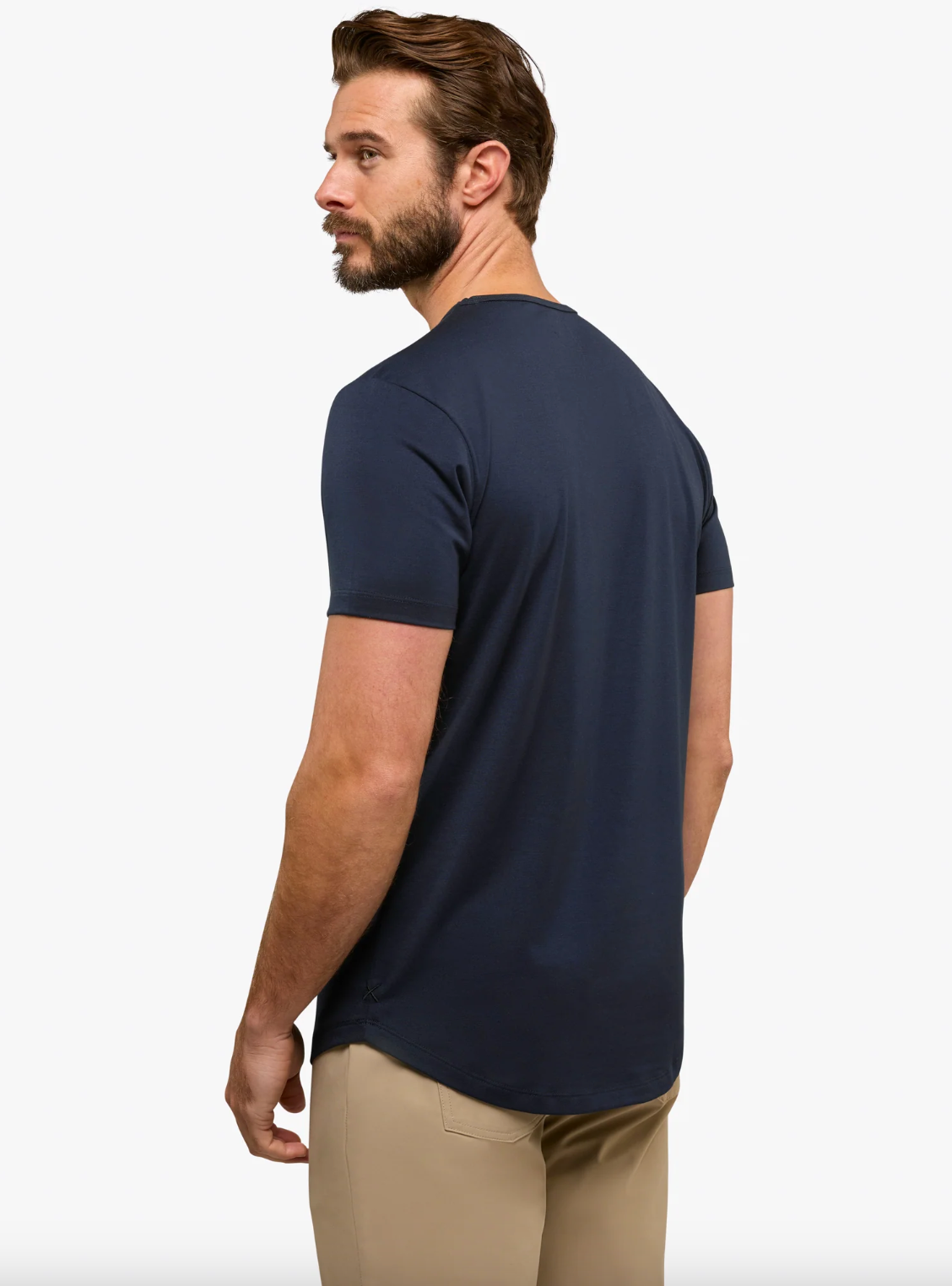 Cuts | AO Curve-Hem Tee Pacific Blue | Navy