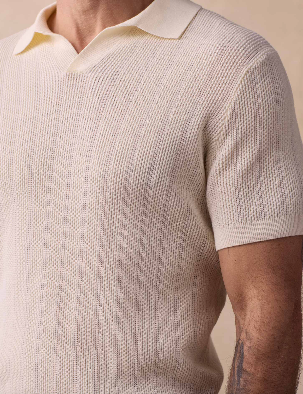 Robles Textured Knit Polo
