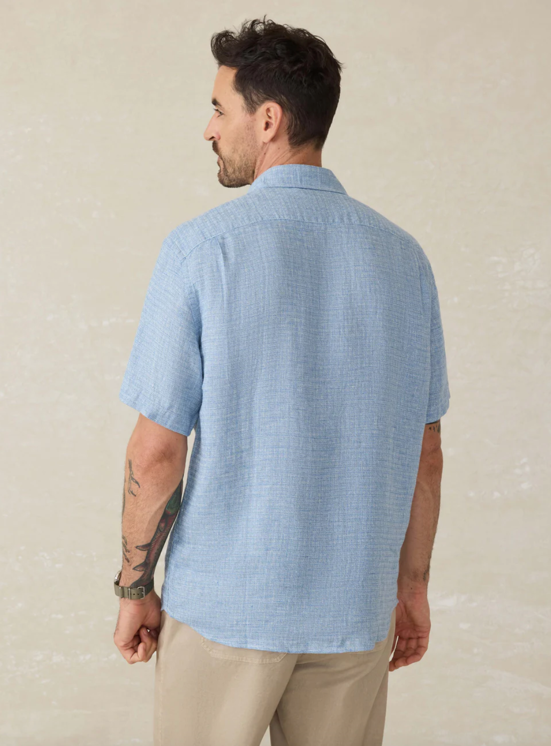 Short-Sleeve Palma Linen Shirt