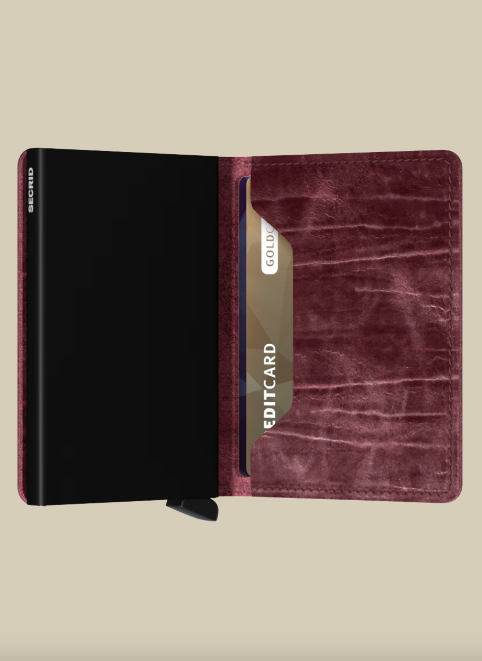 Slim Wallet Dutch Martin Bordeaux